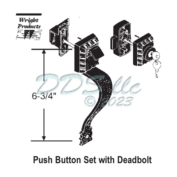 Push Button Latch 900-13554K 1